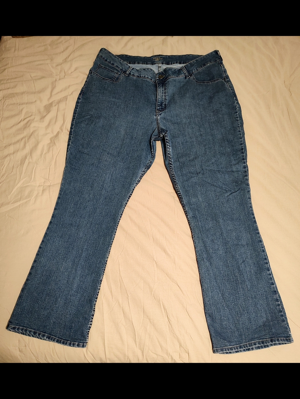 Riders By Lee Women's Classic Midrise Dark Wash Bootcut Jeans